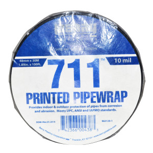 Tape Cinta proteccion de tuberias 1.9inx100ft (48mmx30m) 10mil Berry 711
 Tape Cinta proteccion de tuberias 1.9inx100ft (48mmx30m) 10mil Berry 711