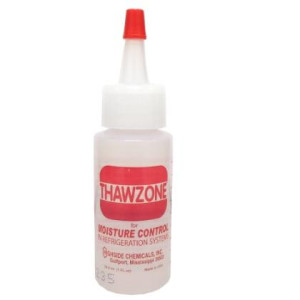 Supco Highside Thawzone 1 oz is the original liquid dehydrant for the control of moisture in refrigeration systems. Thawzone chemically dries ALL refrigerants, such as R-12, R-22, R-134A, etc., CFC, HFC and HCFC refrigerants. Supco Highside Thawzone 1 oz is the original liquid dehydrant for the control of moisture in refrigeration systems. Thawzone chemically dries ALL refrigerants, such as R-12, R-22, R-134A, etc., CFC, HFC and HCFC refrigerants.