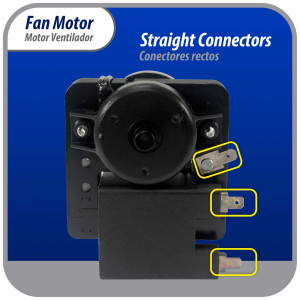 Appli Parts APFM-2268 Evaporator Fan Motor for refrigerators and freezers 110 V, 60 Hz, 0.12 A, 7.5 W, 2500 rpm, CCW, Shaft Length 1-1/8 in replaces 200D2940P001C, 200D2940P002, P009, WR01F02268 