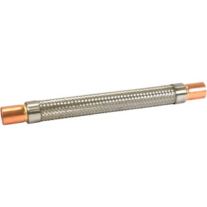Appli Parts APVE-78 Antivibrador 7/8 pulg Soldable Eliminador de Vibracion 29cm Largo 450psi presion maxima de trabajo y 3.265psi presion de rotura Appli Parts APVE-78 Antivibrador 7/8 pulg Soldable Eliminador de Vibracion 29cm Largo 450psi presion maxima de trabajo y 3.265psi presion de rotura