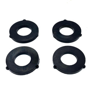 Appli Parts APIH-7234 2-Pack 6 ft Washing Machine Inlet Hose Braided Stainless Steel with Seal 3/4 in NPT Female Fitting works for hot and cold water