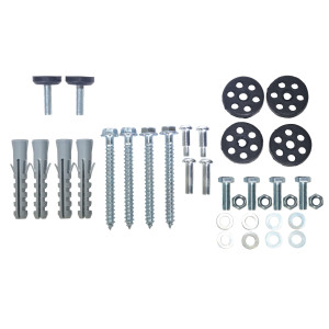 Appli Parts APAB-AFK3 Mounting Bracket kit Includes Rubber Pads, Screws, Levelers, Expanders Appli Parts APAB-AFK3 Mounting Bracket kit Includes Rubber Pads, Screws, Levelers, Expanders