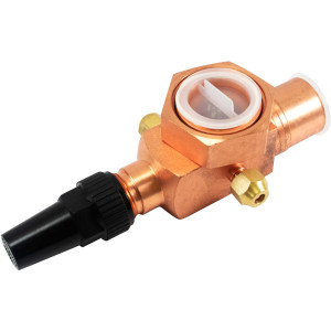 Appli Parts APRV-VA02 Rotolock Valve V02 1-3/4 in x 1-1/8 in ODF solder connection Universal replacement valve will work for refrigeration and air conditioning systems
