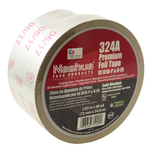 Tape/Cinta De Aluminio Para Ducteria 72mmx55m Ul181b-Fx / Ul181a-P Nashua 324a Tape/Cinta De Aluminio Para Ducteria 72mmx55m Ul181b-Fx / Ul181a-P Nashua 324a