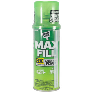 Polyurethane Maxfill Foam Can (Triple Xpantion) 12 Oz. 7565000043 / 4001031212 / 7565000031 Polyurethane Maxfill Foam Can (Triple Xpantion) 12 Oz. 7565000043 / 4001031212 / 7565000031