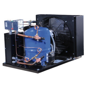 Danfoss LCZC0201UWF300R Condensing Unit Copper Coil Aluminum Fins 2HP LBP 460V/3Ph/60Hz R404A 1 Fan with Reciprocating Compressor NTZ68-4 114N6731