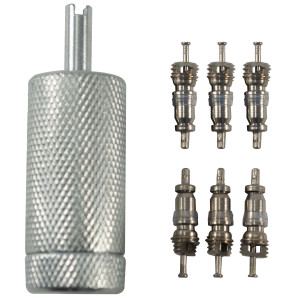 MA-Line AF2200-M Core Remover Tool Metal Includes 6 Cores