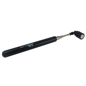 MA-Line MA-159A Magnetic Telescoping Pickup Tool. Head Swivels. Picks up to 10lbs. Extends to 32in. Stainless Steel Shaft