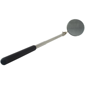 MA-Line MA-142A Espejo Redondo Telescopico de 2-1/4 pulg y extension de 9-1/2pulg hasta 20pulg