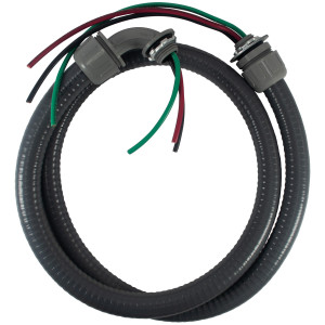 MA-Line MA-P6012W Lazo Electrico con Uniones Plasticas 1/2pulg x 6pies para Aire Acondicionado Cable Numero 10 Negro, Verde y Rojo Cable Trenzado THHN MA-Line MA-P6012W Lazo Electrico con Uniones Plasticas 1/2pulg x 6pies para Aire Acondicionado Cable Numero 10 Negro, Verde y Rojo Cable Trenzado THHN