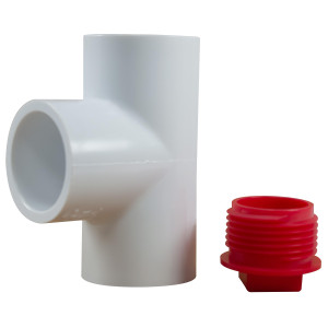 MA-Line MA-31348 Tee de PVC con Acceso para Linea de Drenaje de 3/4pulg MA-Line MA-31348 Tee de PVC con Acceso para Linea de Drenaje de 3/4pulg