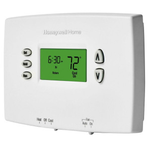 Honeywell TH2110DH1002/U Termostato para Aire Acondicionado Programable 1 Calor/1Frio Bombas de Calor o 1 Calor/1 Cool Sistemas Convencionales Horizontal