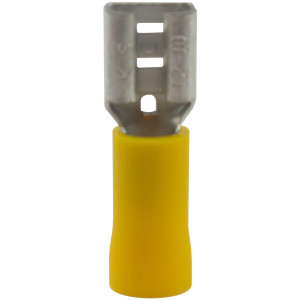 MA-Line MA02619-2 Conector Rapido Acampanado con Aislamiento de Vinilo Hembra 12-10, 250 TAB. Bolsa de 100