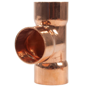 Appli Parts AP-T078 7/8 pulg Tee de Cobre Conexiones CxCxC soldadas para aplicaciones de refrigeracion, aire acondicionado y plomeria Tuberia de Cobre ACR y Tipo L