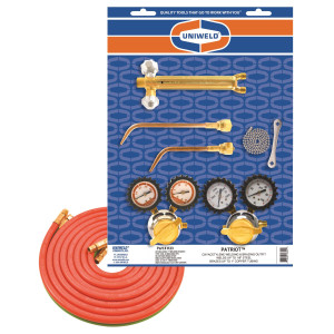 Uniweld K23 Juego Soldadura Profesional Incluye Manilla Soldar / Puntas Soldar / Regulador Oxigeno y Acetileno / Mangueras Dobles / Gafas / Encendedor / Llave Tanque / Base y Tanques no Incluido Uniweld K23 Juego Soldadura Profesional Incluye Manilla Soldar / Puntas Soldar / Regulador Oxigeno y Acetileno / Mangueras Dobles / Gafas / Encendedor / Llave Tanque / Base y Tanques no Incluido