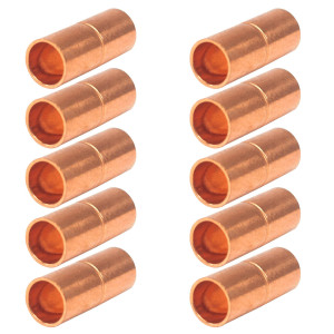 Appli Parts AP-A014B10 1/2 pulg Anillo de Cobre Accesorios de tuberia de cobre CxC Conexiones soldadas para aplicaciones de refrigeracion, aire acondicionado y plomeria Tuberia de cobre ACR y tipo L (10 x Bolsa) Appli Parts AP-A014B10 1/2 pulg Anillo de Cobre Accesorios de tuberia de cobre CxC Conexiones soldadas para aplicaciones de refrigeracion, aire acondicionado y plomeria Tuberia de cobre ACR y tipo L (10 x Bolsa)
