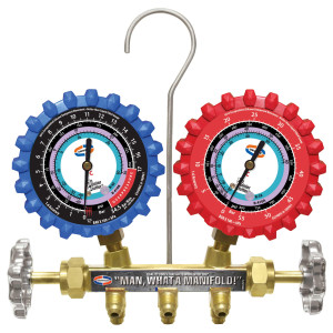 Uniweld QS8N5SM410A-8 Manometro Completo R410, R32, psi/bar, Centrigrados 2-V con Mangueras SMB Ez-Turn AB 5 pies Uniweld QS8N5SM410A-8 Manometro Completo R410, R32, psi/bar, Centrigrados 2-V con Mangueras SMB Ez-Turn AB 5 pies