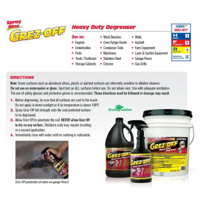 Nu-Calgon 61116 Grez-Off Biodegradable Degreaser Gallon 22701