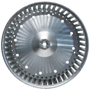 LAU 01331606 Double Inlet Blower Wheel 10-5/8 in D x 10-5/8 in W x 1/2 in Bore Concave CCW