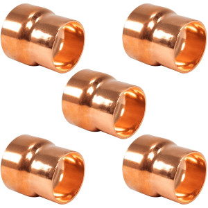 Appli Parts AP-R158138B5 Reductor de Cobre de 1-5/8x1-3/8 pulg Conexiones CxC soldadas para aplicaciones de refrigeracion, aire acondicionado y plomeria Tuberia de cobre ACR y Tipo L (5xBolsa) Appli Parts AP-R158138B5 Reductor de Cobre de 1-5/8x1-3/8 pulg Conexiones CxC soldadas para aplicaciones de refrigeracion, aire acondicionado y plomeria Tuberia de cobre ACR y Tipo L (5xBolsa)