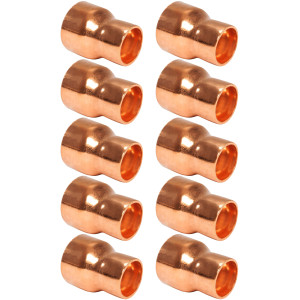 Appli Parts AP-R078058B10 Reductor de Cobre de 7/8x5/8 pulg Conexiones CxC soldadas para aplicaciones de refrigeracion, aire acondicionado y plomeria Tuberia de cobre ACR y Tipo L (10xBolsa) Appli Parts AP-R078058B10 Reductor de Cobre de 7/8x5/8 pulg Conexiones CxC soldadas para aplicaciones de refrigeracion, aire acondicionado y plomeria Tuberia de cobre ACR y Tipo L (10xBolsa)