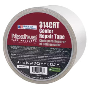 Cooler Repair Tape White (4inX15yds) Nashua 314crt (Ul) Cooler Repair Tape White (4inX15yds) Nashua 314crt (Ul)
