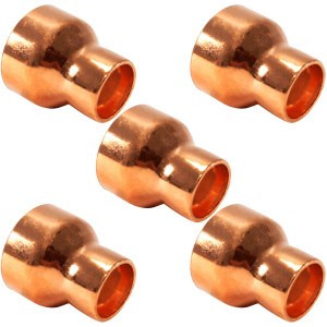 Appli Parts AP-R138078B5 Reductor de Cobre de 1-3/8x7/8 pulg Conexiones CxC soldadas para aplicaciones de refrigeracion, aire acondicionado y plomeria Tuberia de cobre ACR y Tipo L (5xBolsa) Appli Parts AP-R138078B5 Reductor de Cobre de 1-3/8x7/8 pulg Conexiones CxC soldadas para aplicaciones de refrigeracion, aire acondicionado y plomeria Tuberia de cobre ACR y Tipo L (5xBolsa)