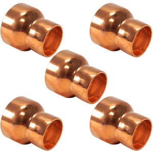 Appli Parts AP-R158118B5 Reductor de Cobre de 1-5/8x1-1/8 pulg Conexiones CxC soldadas para aplicaciones de refrigeracion, aire acondicionado y plomeria Tuberia de cobre ACR y Tipo L (5xBolsa) Appli Parts AP-R158118B5 Reductor de Cobre de 1-5/8x1-1/8 pulg Conexiones CxC soldadas para aplicaciones de refrigeracion, aire acondicionado y plomeria Tuberia de cobre ACR y Tipo L (5xBolsa)