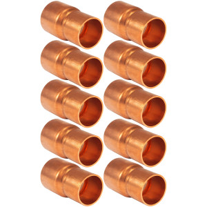 Appli Parts AP-R078034B10 Reductor de Cobre de 7/8x3/4 pulg Conexiones CxC soldadas para aplicaciones de refrigeracion, aire acondicionado y plomeria Tuberia de cobre ACR y Tipo L(10xBolsa) Appli Parts AP-R078034B10 Reductor de Cobre de 7/8x3/4 pulg Conexiones CxC soldadas para aplicaciones de refrigeracion, aire acondicionado y plomeria Tuberia de cobre ACR y Tipo L(10xBolsa)