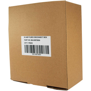 MA-Line MA-WSFD60A Caja Electrica de Desconexion con Fusible 60A (No Incluido). Listada UL y CUL para 240VAC. Mono Fasica. Cerramiento Externo NEMA Tipo 3R