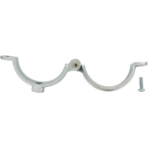 Split-Ring 41G00200 2 in Pipe Extension Hanger, Electro-Galvanized for 3/8 in Rod