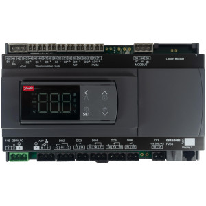 Danfoss 084B4083 Controlador para Refrigeracion AK-CC55 con Pantalla 6 Salidas Analogas, 1 Entrada Analoga 115-230 V 084B4183