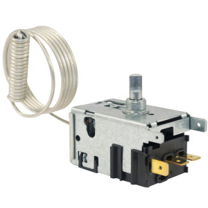 Danfoss 077B7274 Termostato de control refrigerador 077B6039 Cut-in Frio 4.5C Cut-out Frio -10.5C Cut-in Caliente 4.5C Cut-Out Caliente -4.0C Capilar 1200mm B6 CT-35-D 
