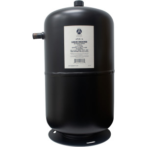 Appli Parts APLR-14 Tanque Recibidor de liquido 14 litros 5/8 pulg ODF Entrada x 5/8 pulg ODF Salida conexion Rotolock 1 pulg SAE x 5/8 pulg ODF