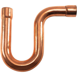 Appli Parts AP-PT058 5/8 in Wrot Copper Suction P-Trap ODF CxC connections for refrigeration, air conditioning and plumbing applications ACR and Type L copper pipe Appli Parts AP-PT058 5/8 in Wrot Copper Suction P-Trap ODF CxC connections for refrigeration, air conditioning and plumbing applications ACR and Type L copper pipe