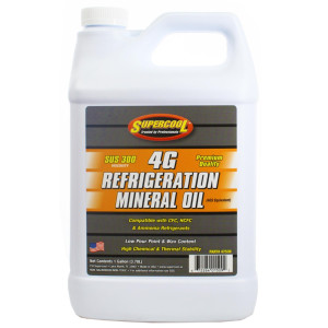 Supercool 47536 4GS Aceite Mineral para Sistemas de Refrigeracion y Aire Acondicionado 1 Galon / 128oz