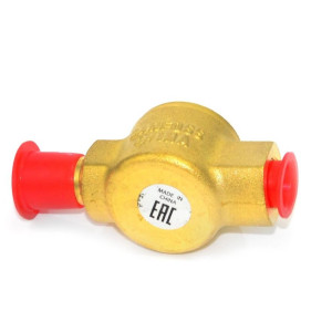 Danfoss SGP 6 I 1/4 in Sight Glass, Flare,Male x Female Connections,R22,014L0021
