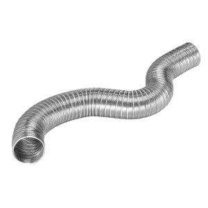 Lambro Usa 302T Ducto de Aluminio Flexible 4 pulg X 8 pies