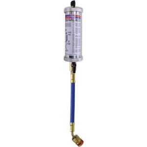 Uniweld Refillable Oil/Dye EZ Solution 4oz Injector With EZ-Turn Anti-Blowback 1/4in Fittings USI4EZ 600PSI  